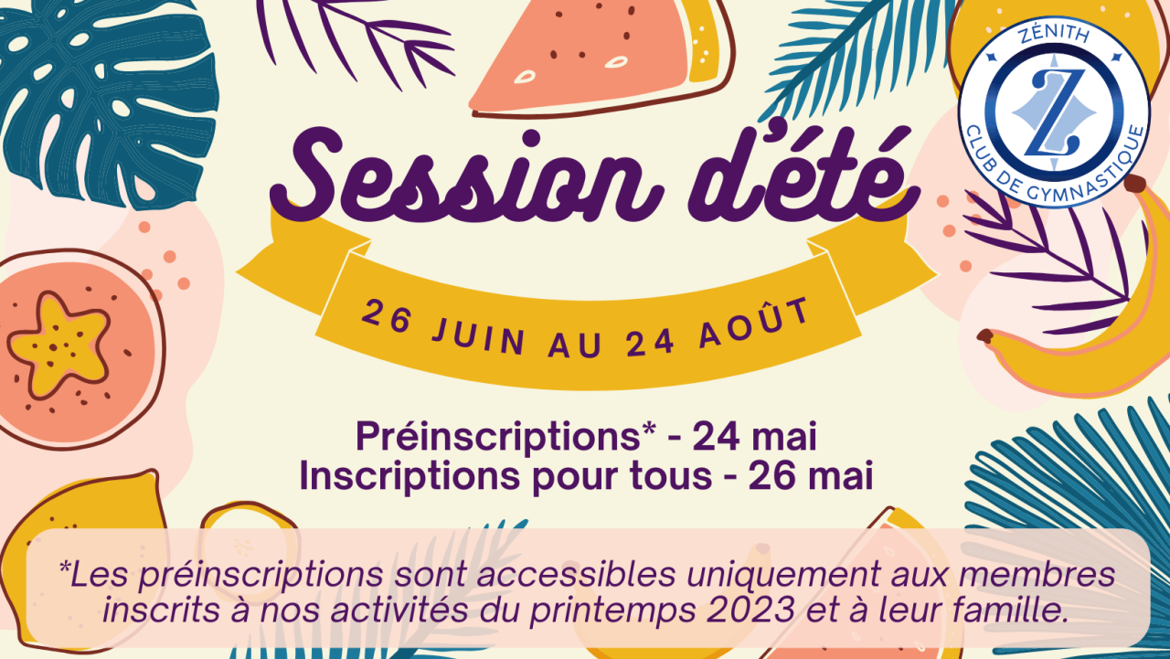 Camp de jour Les Zénith